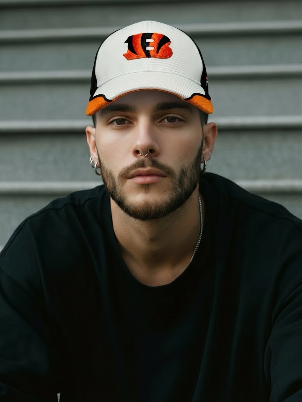 Official NFL Reebok Onfield Fitted Cincinnati Bengals‎ Cap